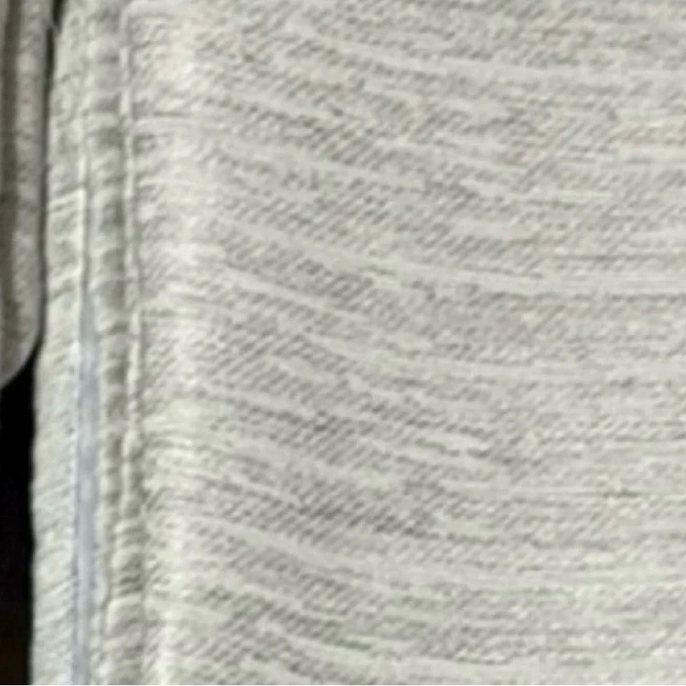 Teagan Tully Neutral Textured Blackout Curtains 37x84 Set of two panels EUC